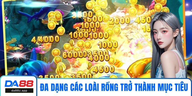 Đa dạng các loài rồng sẽ trở thành mục tiêu của bạn
